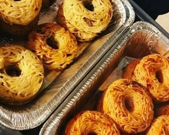 Пончики из спагетти