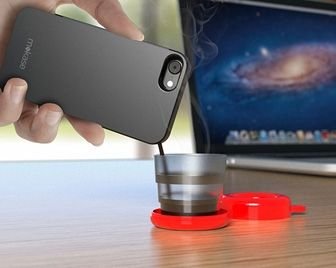 Чехол для смартфона с функцией кофеварки